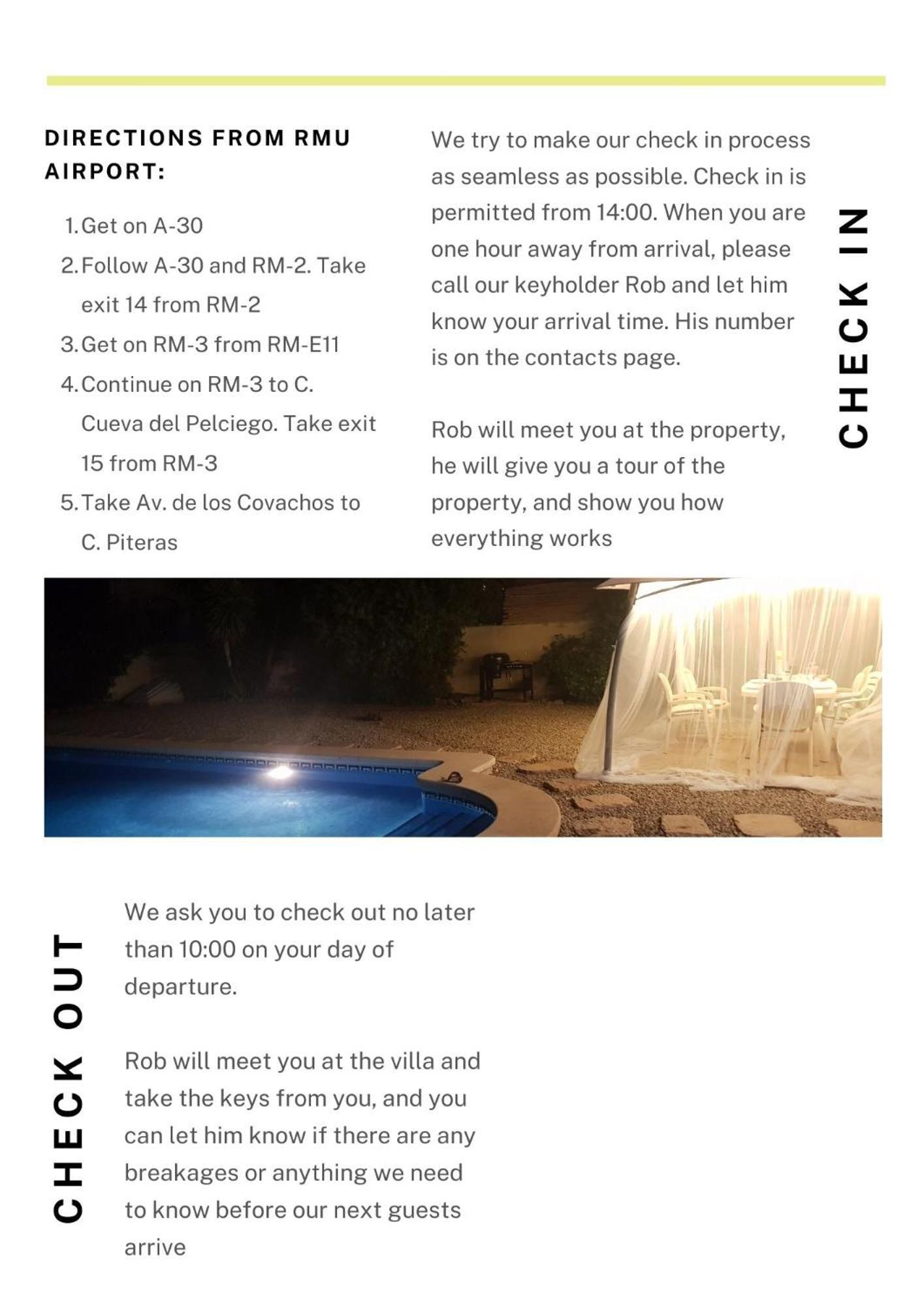Quiet Relaxing 3 Bed 3 Bath Villa For 8 Camposol Sect D Mazarrón Esterno foto